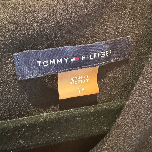 Tommy Hilfiger - Black Sleeveless Knee-Length Dress - Size 14 - Picture 2 of 5